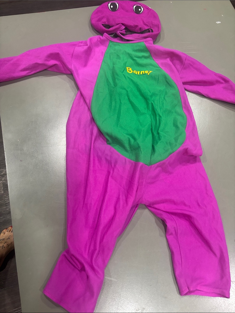 Barney Purple & Green Kids One-Piece Costume